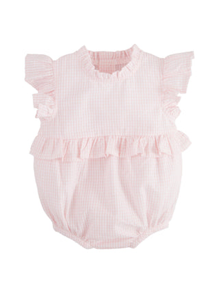 Pink Gingham Ruffle Bubble