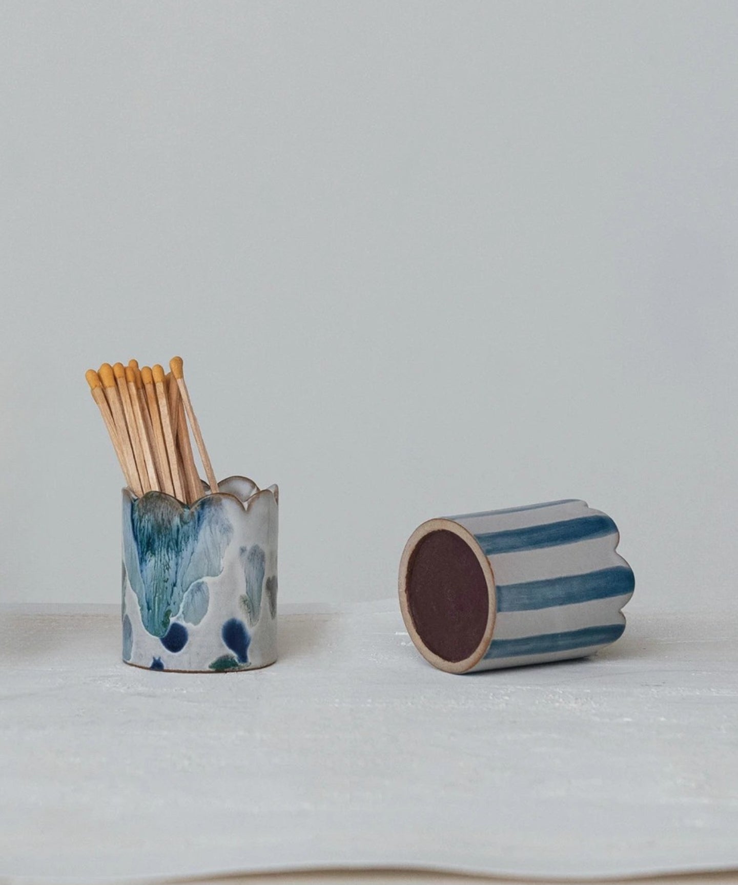 Stoneware Matchstick Holder