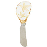 Oyster Spreader Gold Starfish