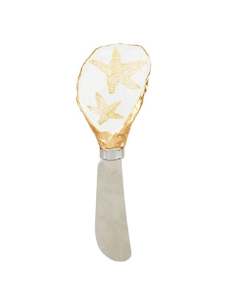 Oyster Spreader Gold Starfish