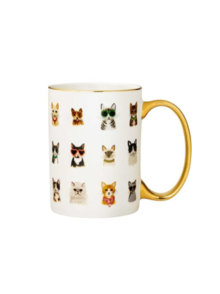 Cool Cats Porcelain Mug