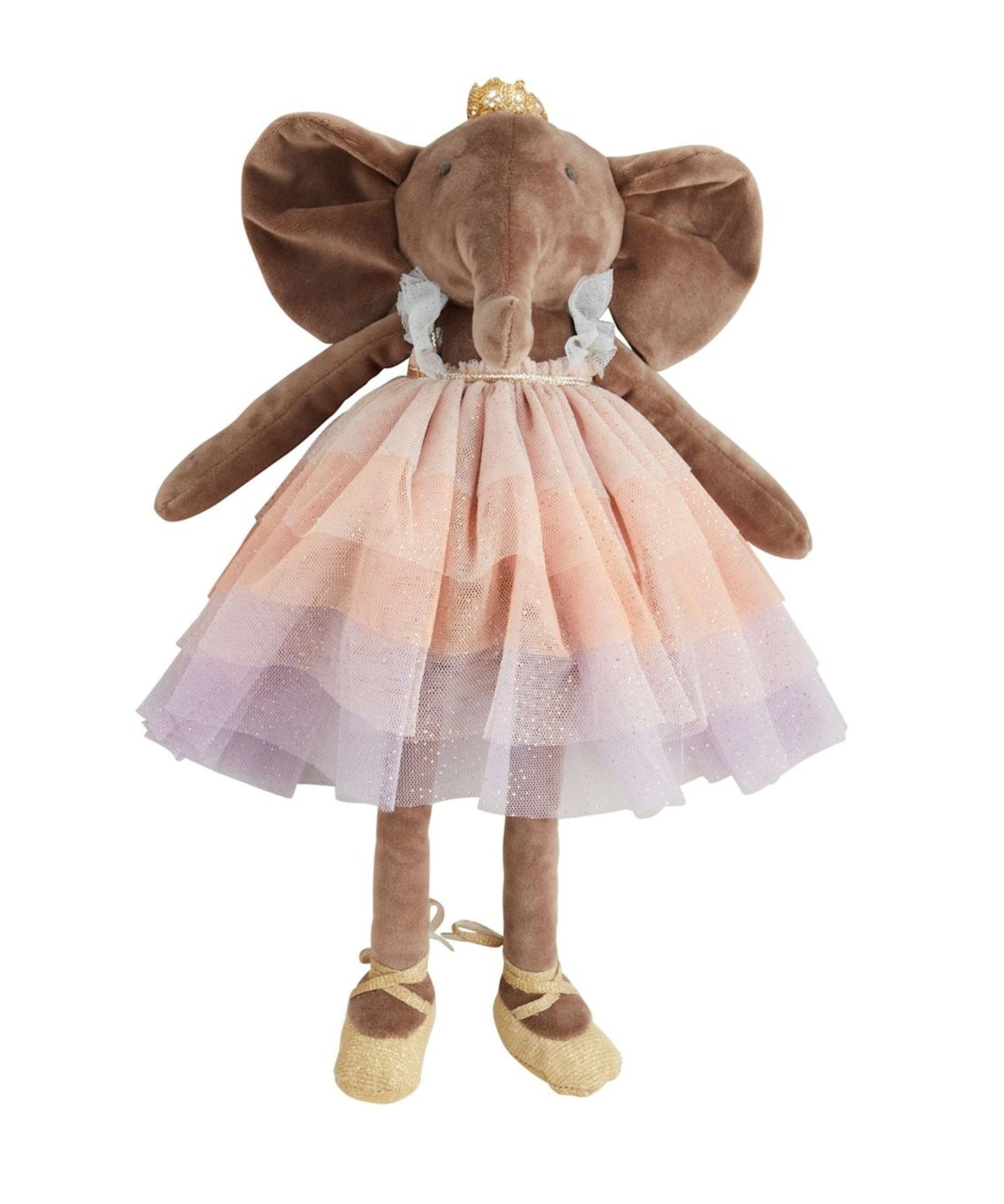 Velvet Princess Plush Elephant
