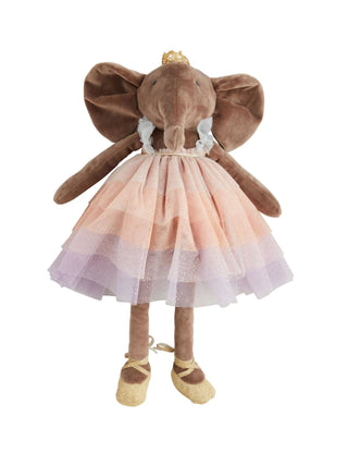 Velvet Princess Plush Elephant