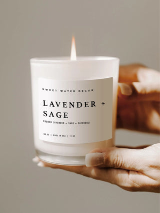 Lavender & Sage Soy Candle