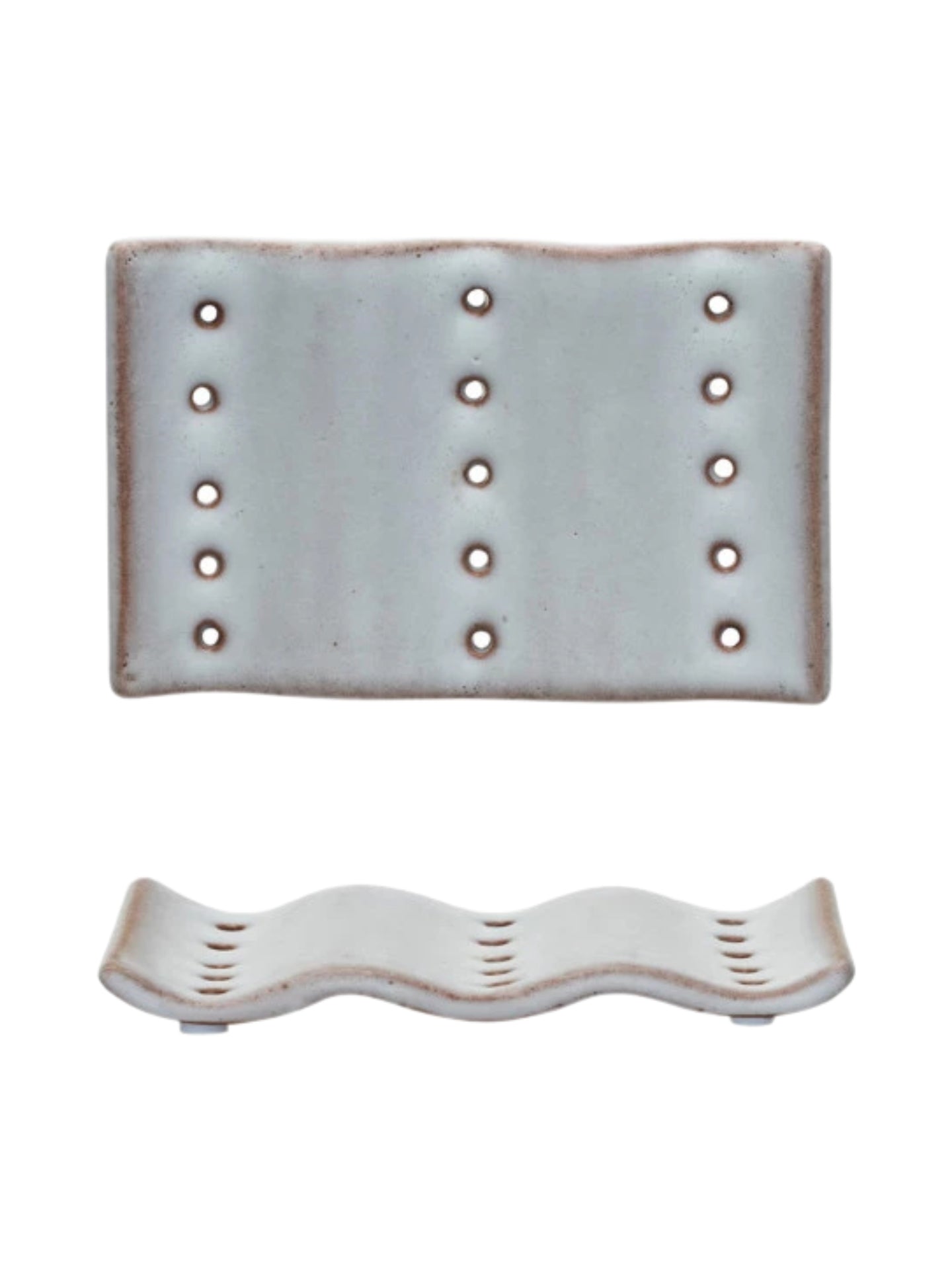 Stoneware Soap Dish Dots