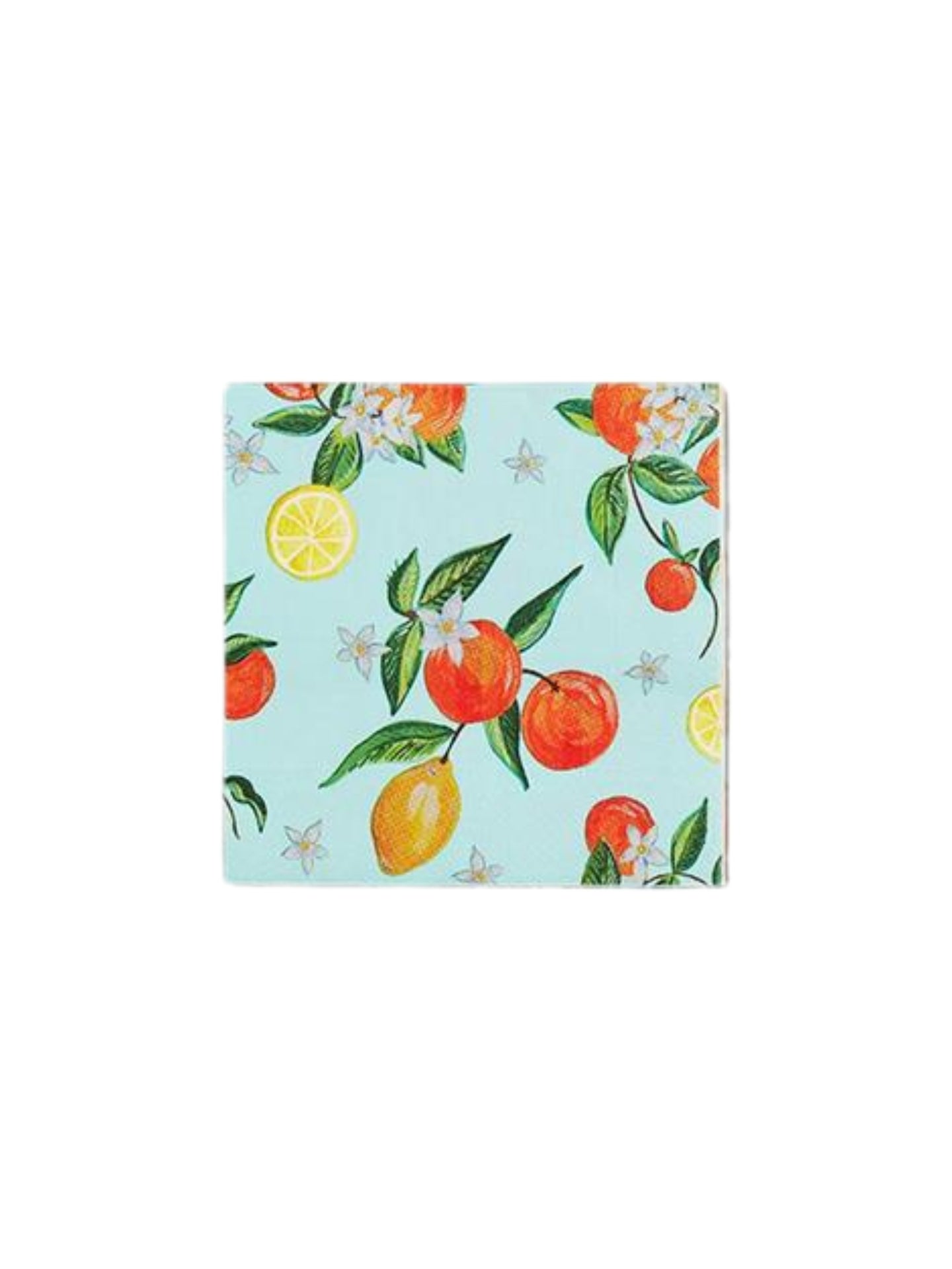 Spring Paper Napkins Lemon