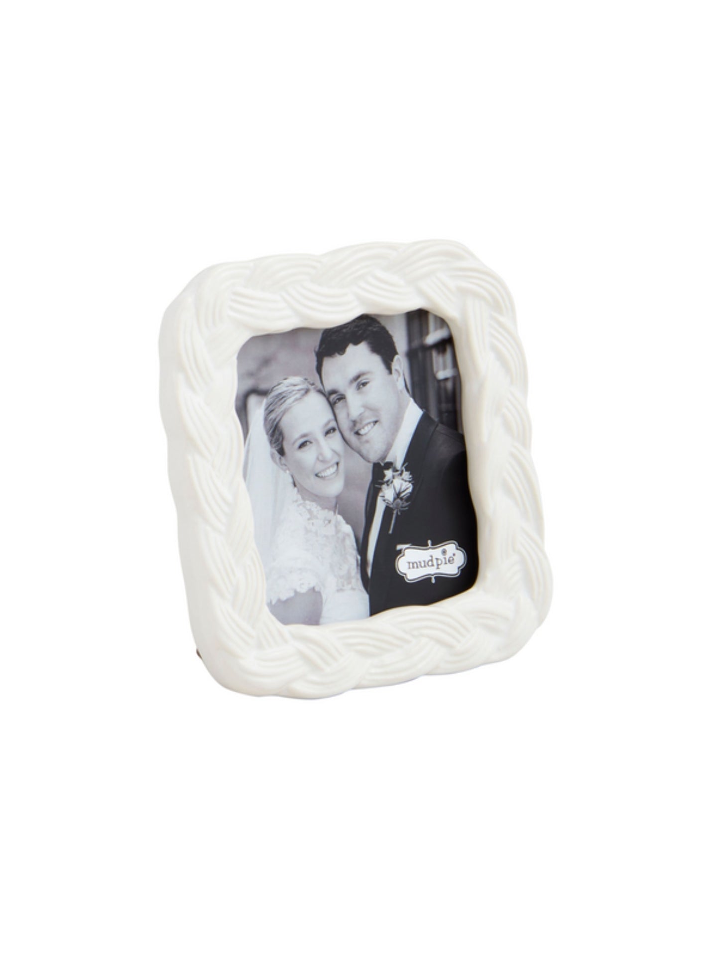 Mini Braided Stoneware Frame Square