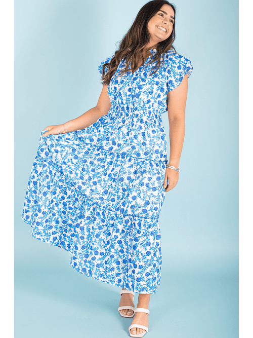 Bluebell Blossom Midi Dress