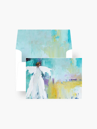 Painted Angel Notecards My Savior Lives