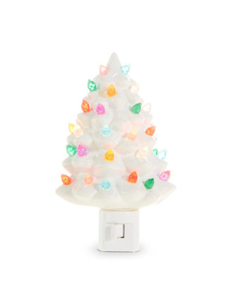 Vintage Tree Night Light White 