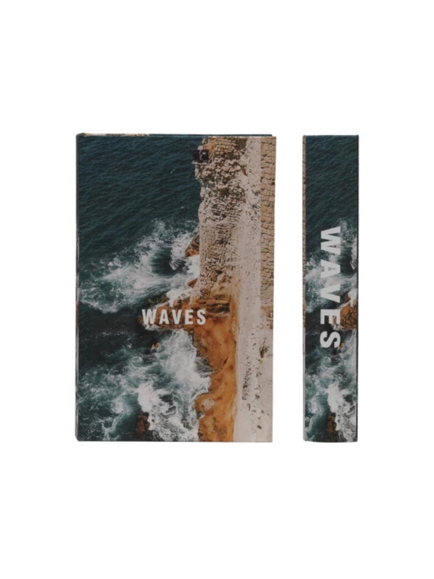 Canvas Ocean Book Storage Box Waves