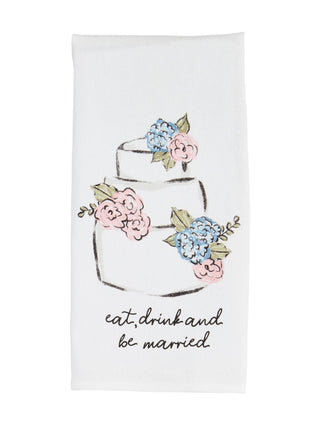 Wedding Hand Towel Eat