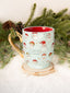 Christmas Pedestal Mug-Santa