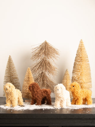 Furry Poodle Ornament