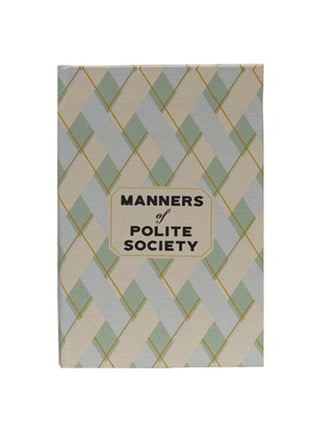 Canvas Book Storage Box Manners of Polite Society