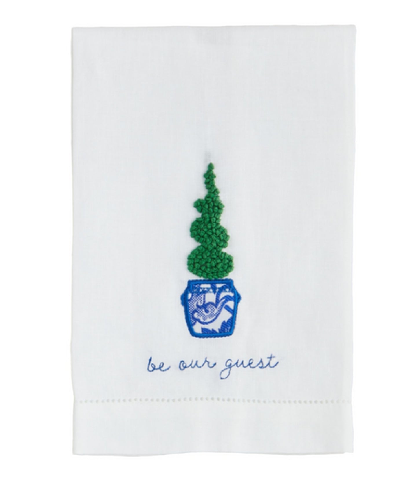 Boxwood Topiary Towel Guest