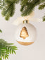 Ball Ornament W/ Ribbon-Tree