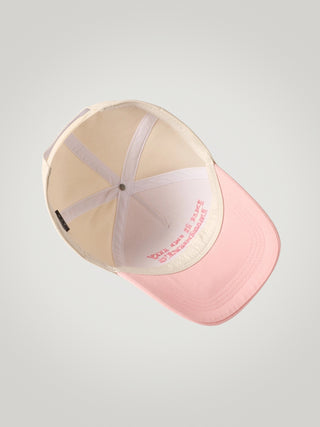 "Put It On My Husband's Tab" Embroidered Canvas Hat Pink