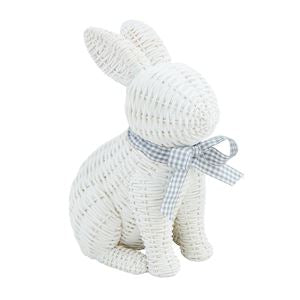 Wicker Resin Bunny-Large