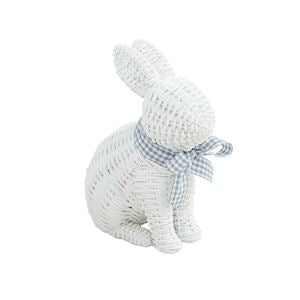 Wicker Resin Bunny-Small