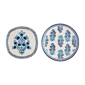 Block Print Nested Platter