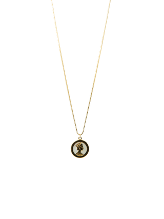 Shell Coin Pendant Necklace