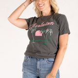 Charleston Graphic Tee Charcoal