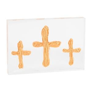 Acrylic Cross Plaque-triple