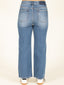 Elastic Band Crop Jeans