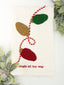 Christmas Lights Bead Tea Towel