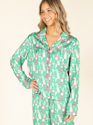 Champagne Bottle Pajama Set