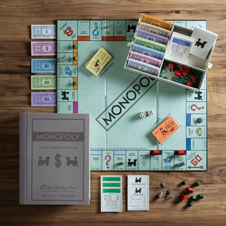 Vintage Bookshelf Monopoly