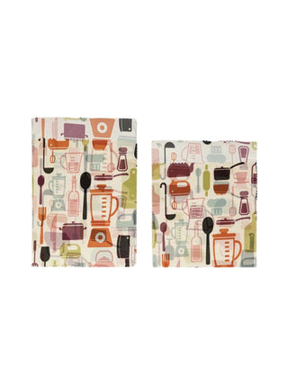 Reusable Fabric Beeswax Food Bags Utensils