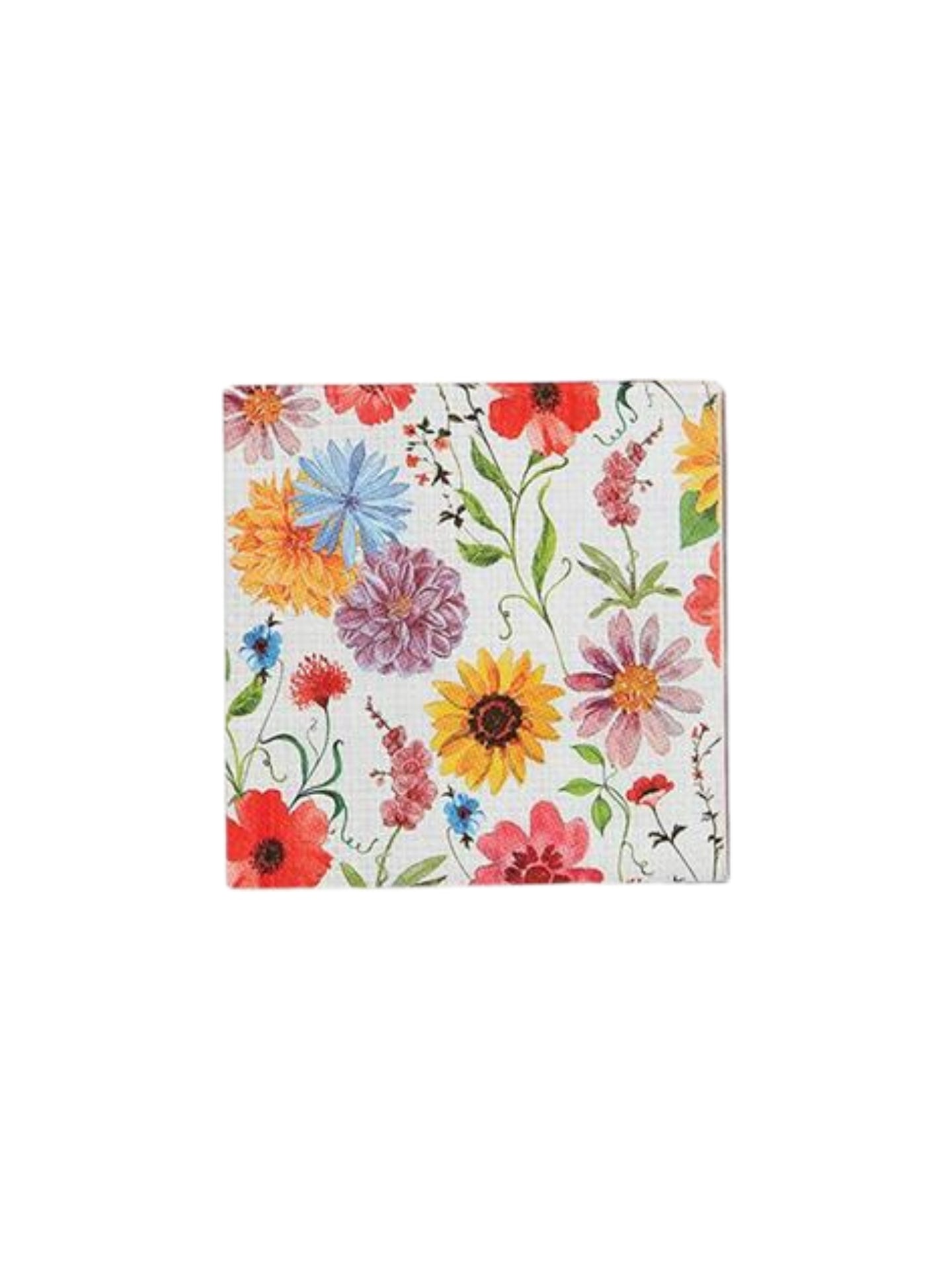 Spring Paper Napkins Colorful Flower