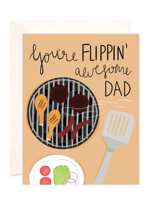 Flippin' Awesome Dad Card