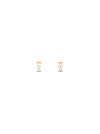 Rectangle Crystal Studs