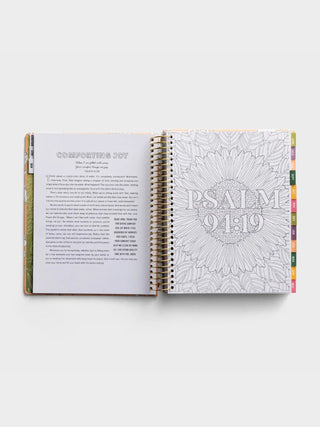 He Refreshes My Soul Coloring Planner