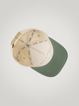 Mother Embroidered Trucker Hat Green