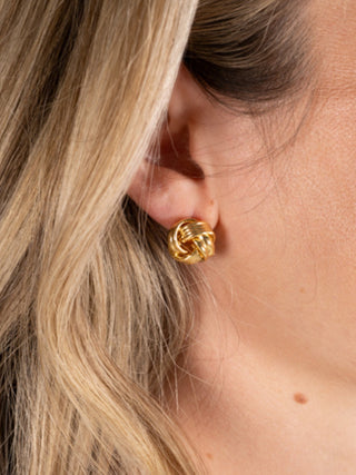 Knotted Stud Earrings
