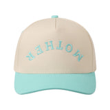 Mother Embroidered Trucker Hat Blue