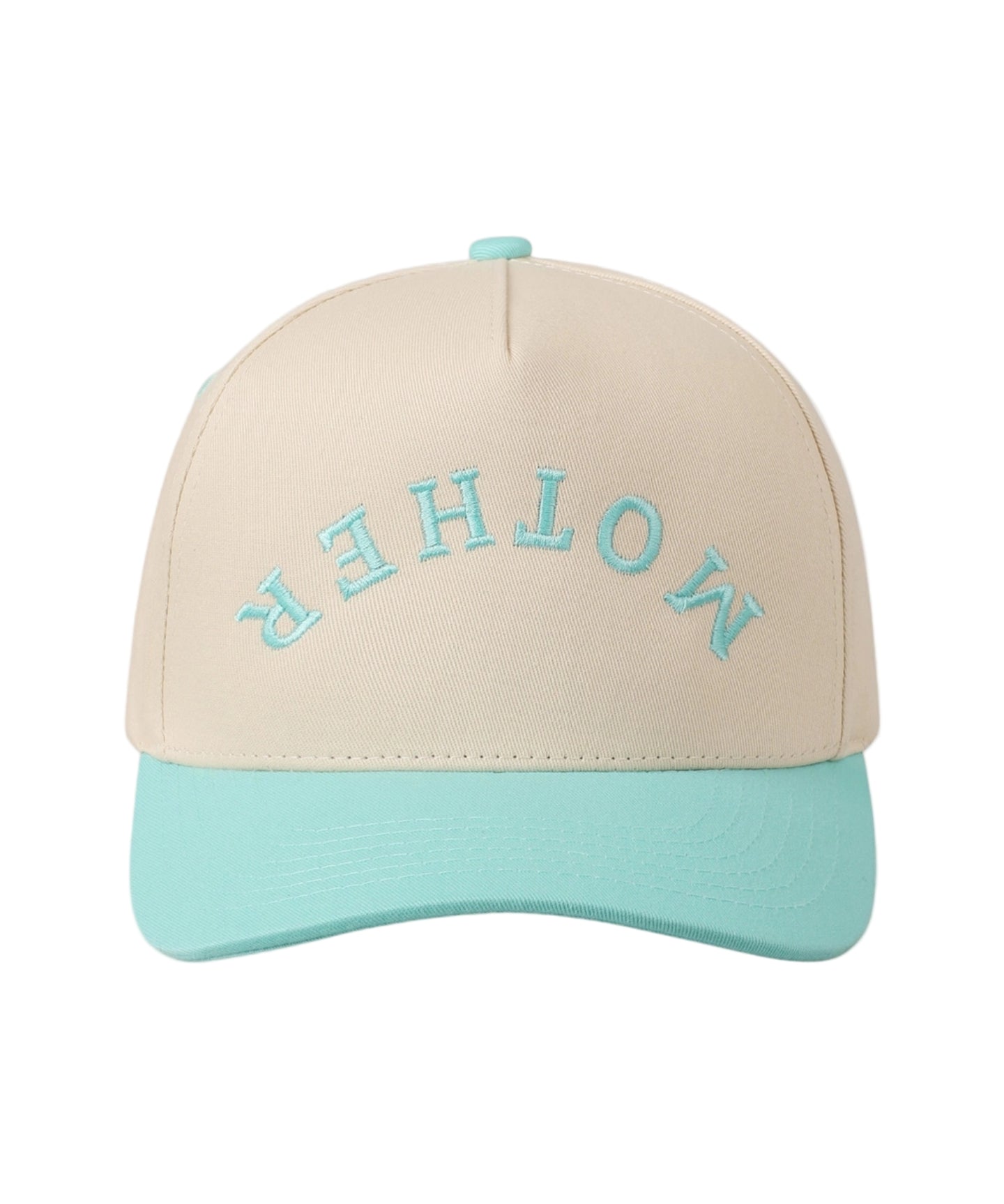 Mother Embroidered Trucker Hat Blue