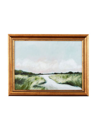 Gold Framed Landscape Art Marsh