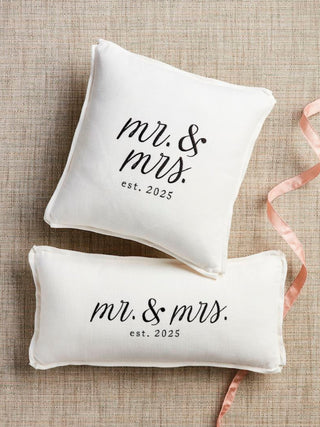 Mr & Mrs. Est. 2025 Pillow