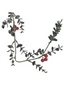 Boxwood Garland W/ Red Berries