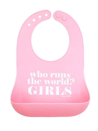 Silicone Wonder Bib Runs the World