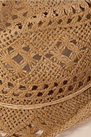 Straw Cowboy Hat Khaki