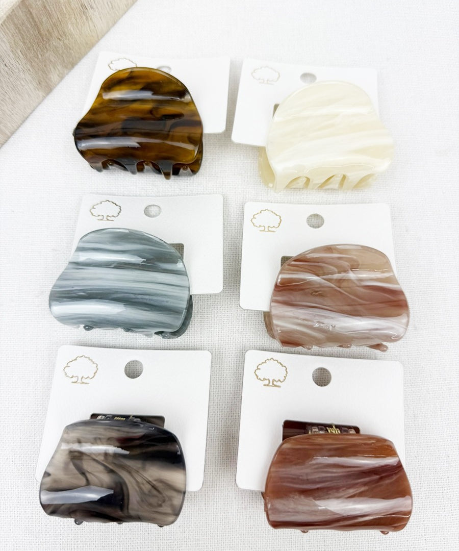 Marble Claw Clip (detail view 2)