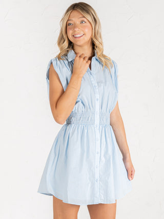 Poplin Sleeveless Dress