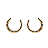 Textured Hoop Earrings