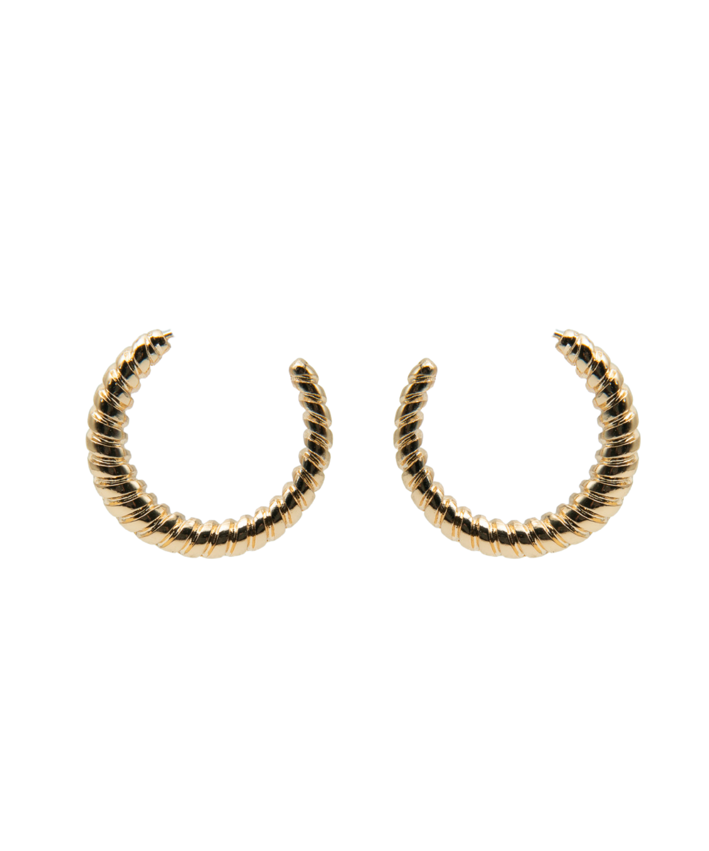 Textured Hoop Earrings